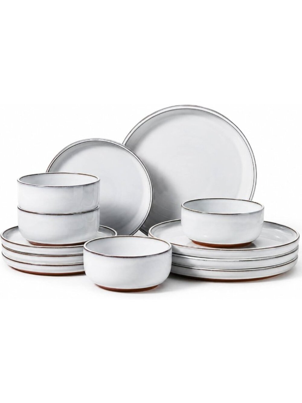 12-Piece Dinnerware Set for 4 | Stylish Plates & Bowls for Home Dining